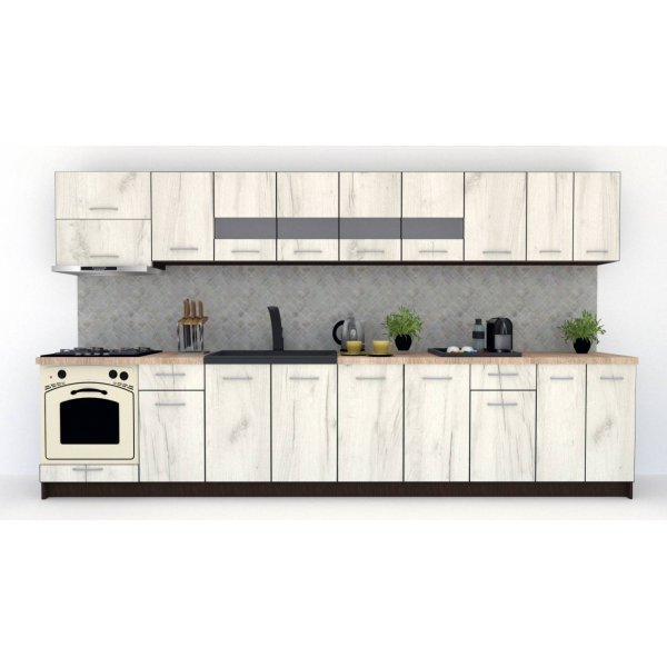 Bucatarie MARINA NEW 360 Wenge / Decor K001