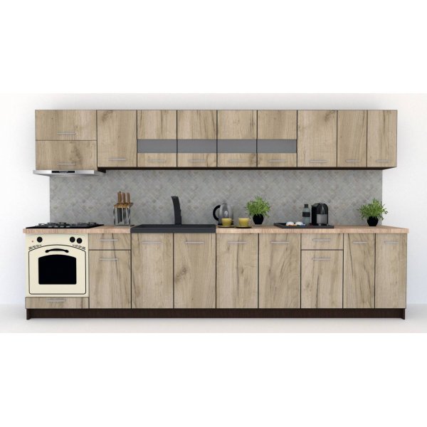 Bucatarie MARINA NEW 360 Wenge / Decor K002