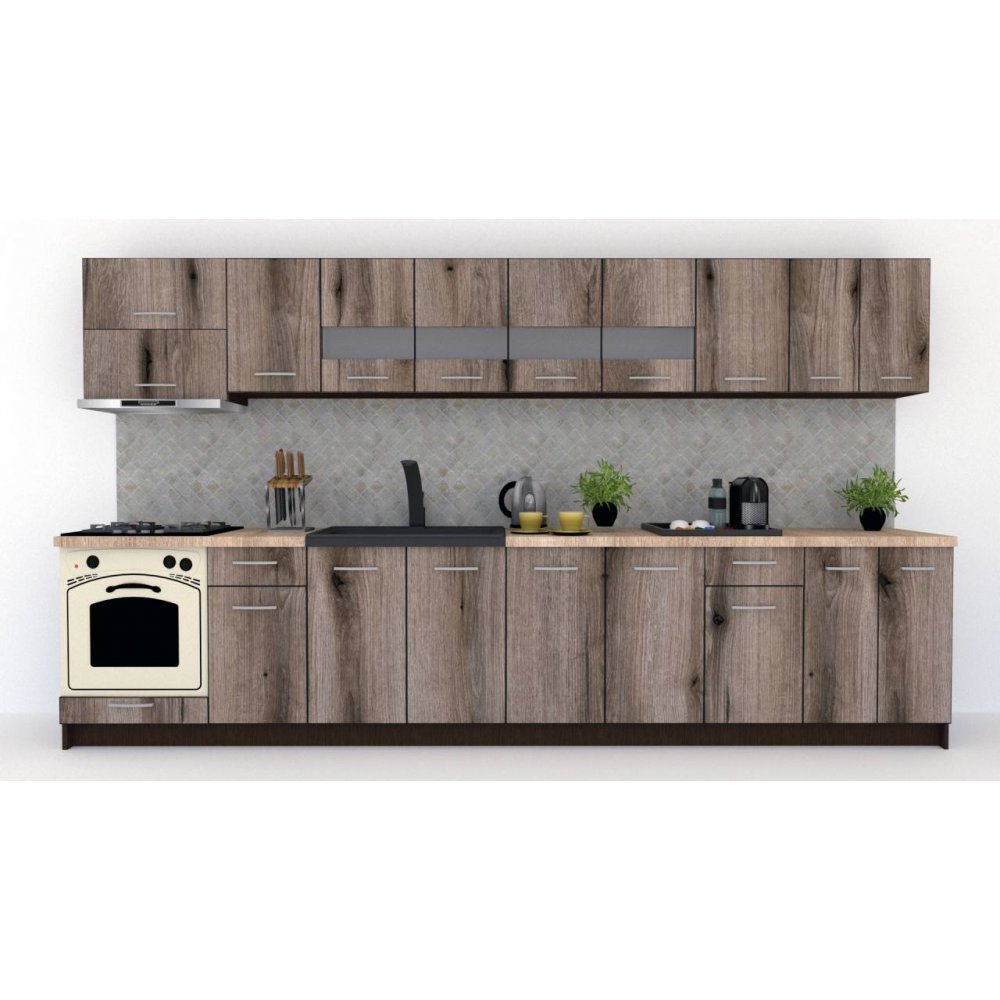 Bucatarie MARINA NEW 360 Wenge / Decor K366