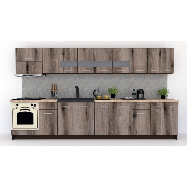 Bucatarie MARINA NEW 360 Wenge / Decor K366