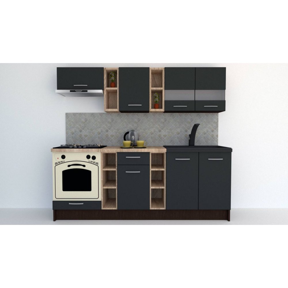 Bucatarie MARINA NEW 220 Wenge / Decor 0164