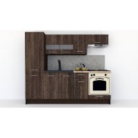 Bucatarie MARINA NEW 230 B Wenge / Decor 7648