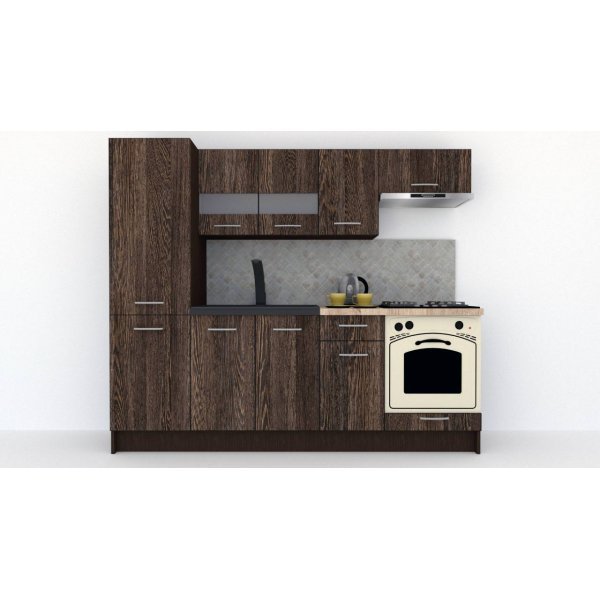 Bucatarie MARINA NEW 230 B Wenge / Decor 7648