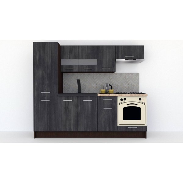 Bucatarie MARINA NEW 230 B Wenge / Decor 8509