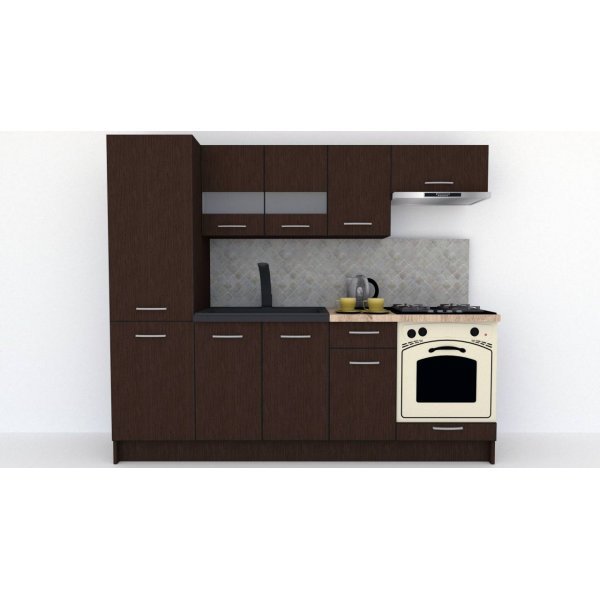 Bucatarie MARINA NEW 230 B Wenge / Decor 8548