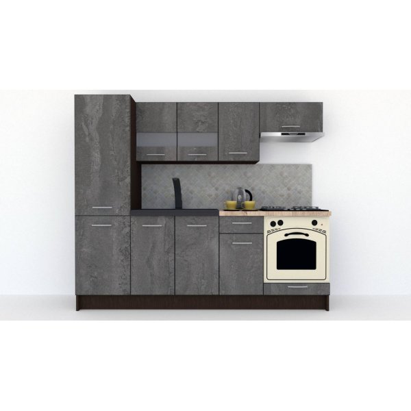 Bucatarie MARINA NEW 230 B Wenge / Decor K352