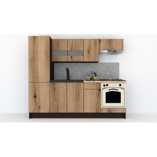 Bucatarie MARINA NEW 230 B Wenge / Decor K365
