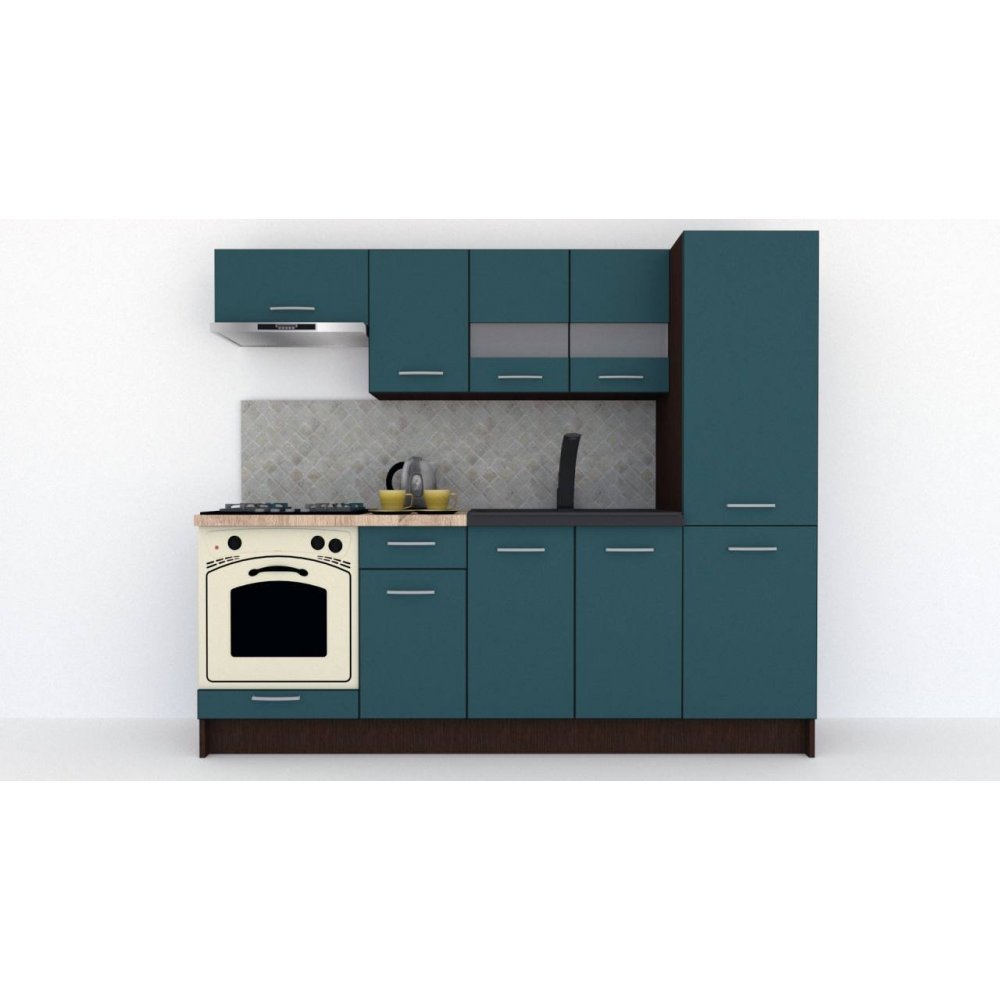 Bucatarie MARINA NEW 230 A Wenge / Decor 0244