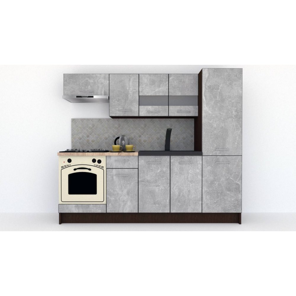 Bucatarie MARINA NEW 230 A Wenge / Decor 4298