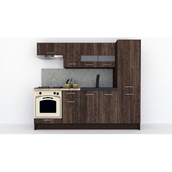 Bucatarie MARINA NEW 230 A Wenge / Decor 7648