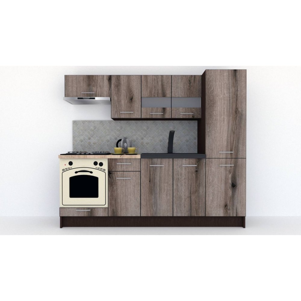 Bucatarie MARINA NEW 230 A Wenge / Decor K366