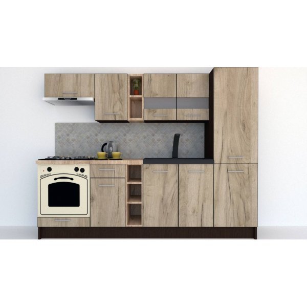 Bucatarie MARINA NEW 250 A Wenge / Decor K002