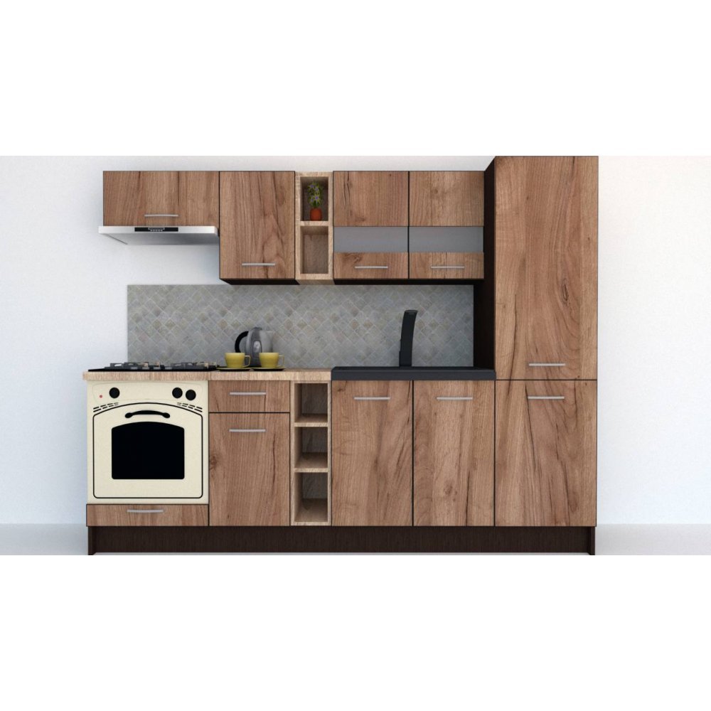 Bucatarie MARINA NEW 250 A Wenge / Decor K004