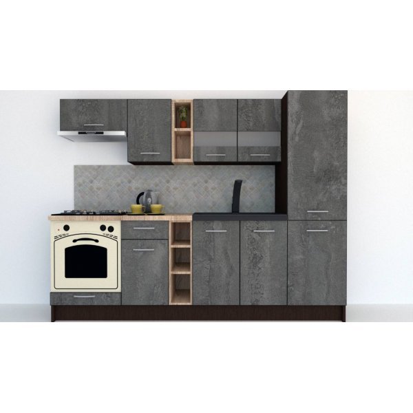 Bucatarie MARINA NEW 250 A Wenge / Decor K352