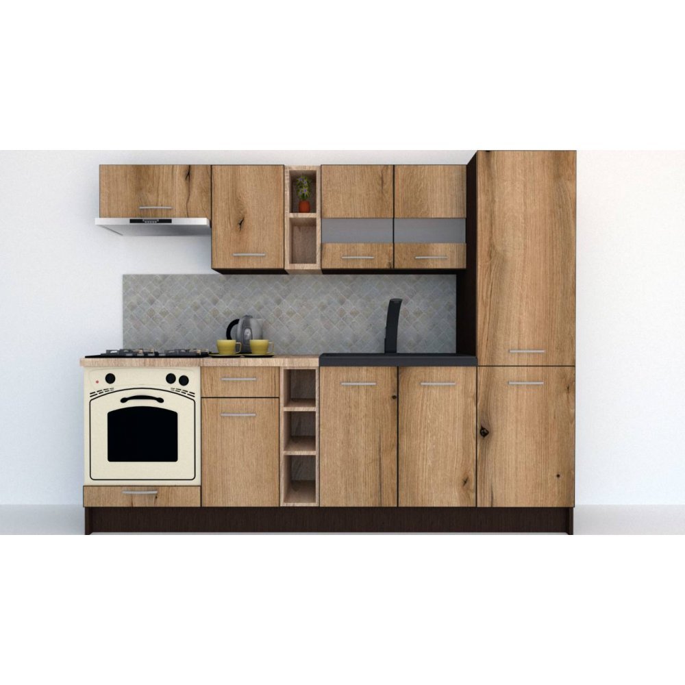Bucatarie MARINA NEW 250 A Wenge / Decor K365