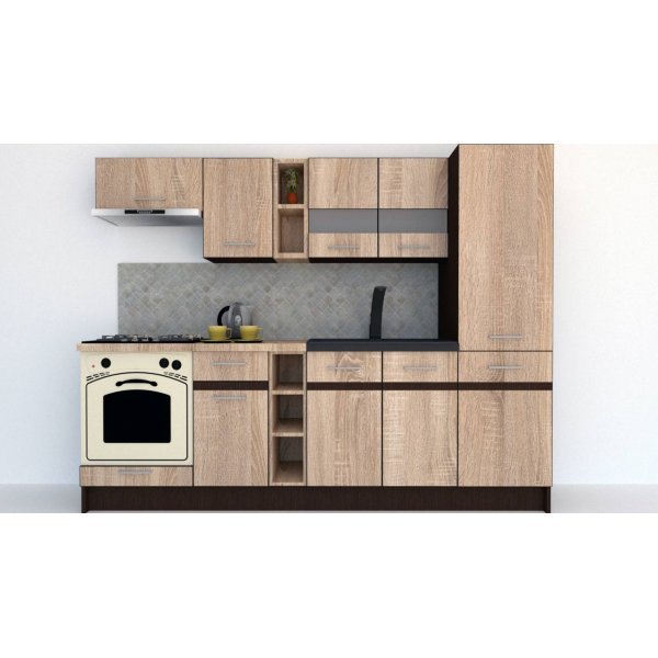 Bucatarie MARINA NEW 250 A Stejar Sonoma