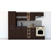 Bucatarie MARINA NEW 250 B Wenge / Decor 8548