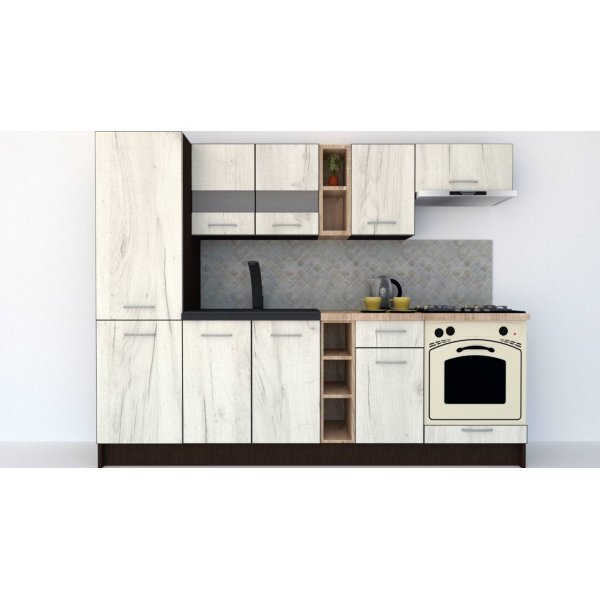 Bucatarie MARINA NEW 250 B Wenge / Decor K001