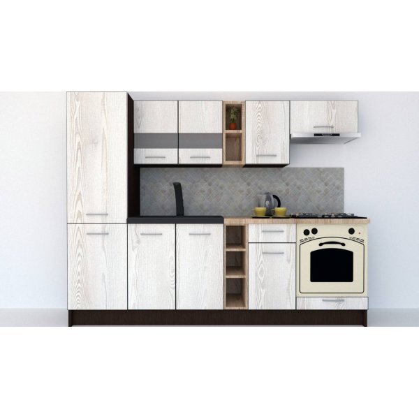 Bucatarie MARINA NEW 250 B Wenge / Decor K010