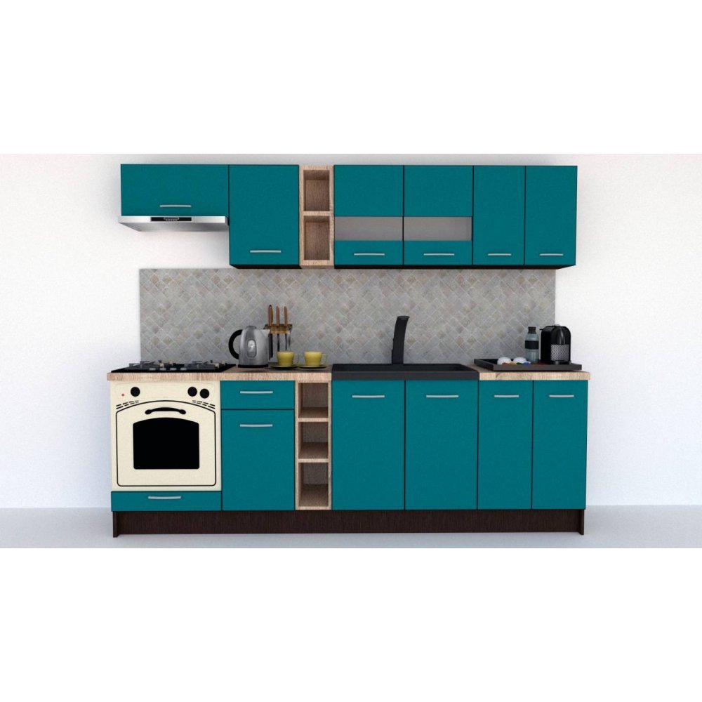 Bucatarie MARINA NEW 260 Wenge / Decor 0245