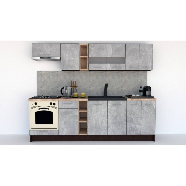Bucatarie MARINA NEW 260 Wenge / Decor 4298