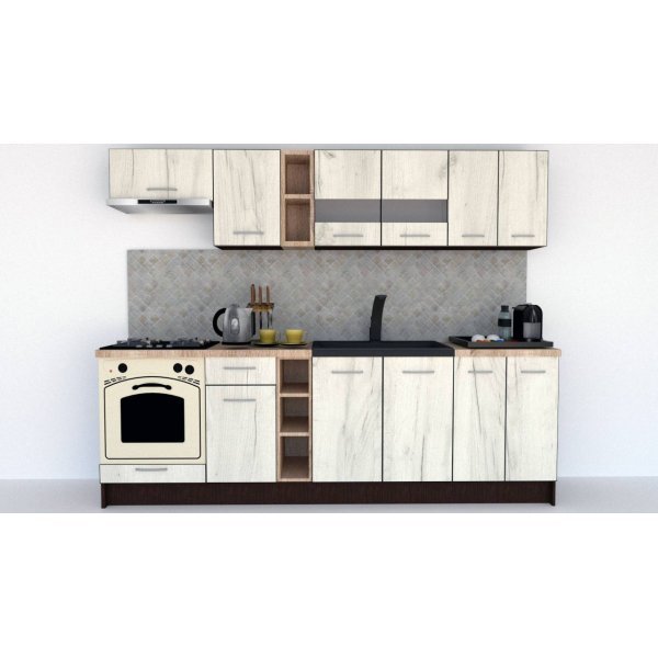 Bucatarie MARINA NEW 260 Wenge / Decor K001