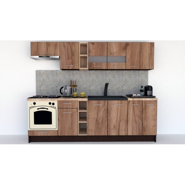 Bucatarie MARINA NEW 260 Wenge / Decor K004