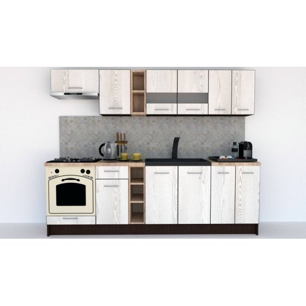 Bucatarie MARINA NEW 260 Wenge / Decor K010