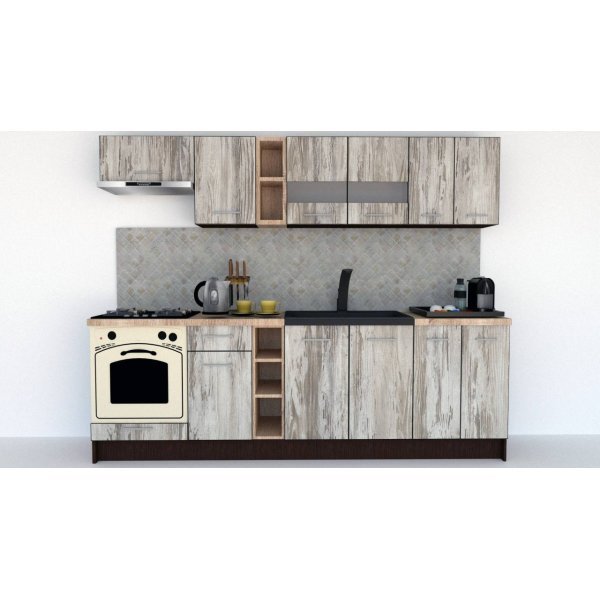Bucatarie MARINA NEW 260 Wenge / Decor K084