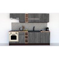 Bucatarie MARINA NEW 260 Wenge / Decor K352