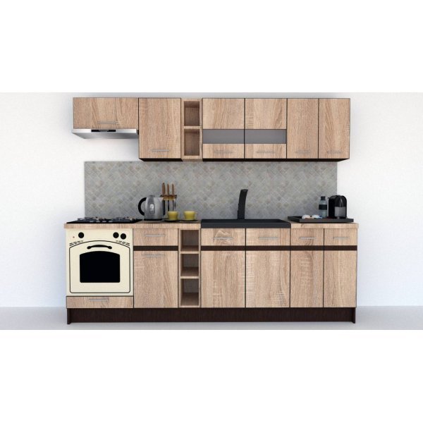 Bucatarie MARINA NEW 260 Stejar Sonoma