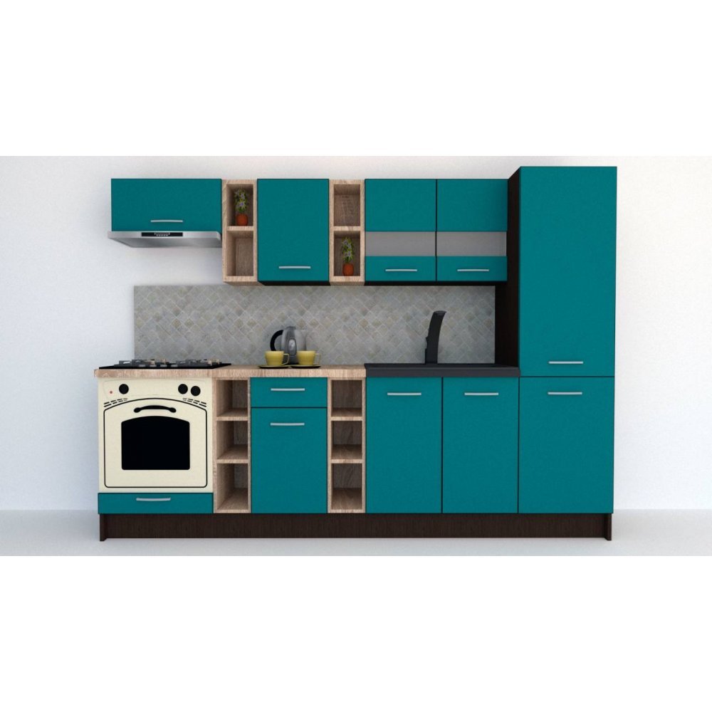 Bucatarie MARINA NEW 270 A Wenge / Decor 0245