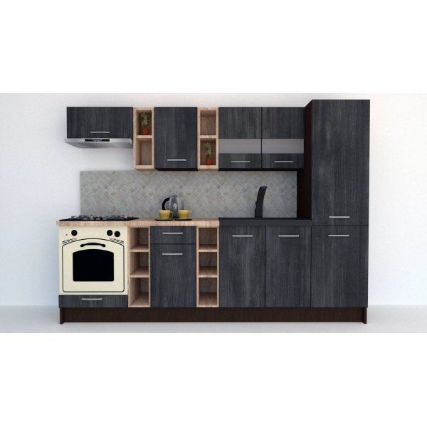 Bucatarie MARINA NEW 270 A Wenge / Decor 8509