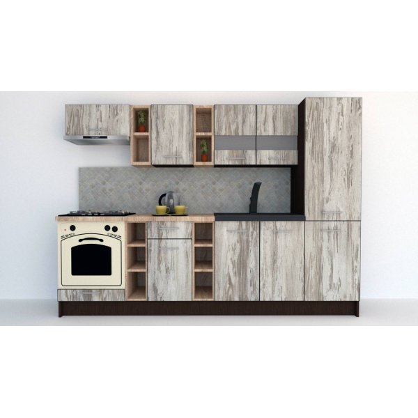 Bucatarie MARINA NEW 270 A Wenge / Decor K084