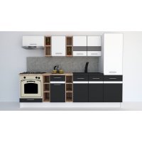 Bucatarie MARINA NEW 270 A Alb / Gri