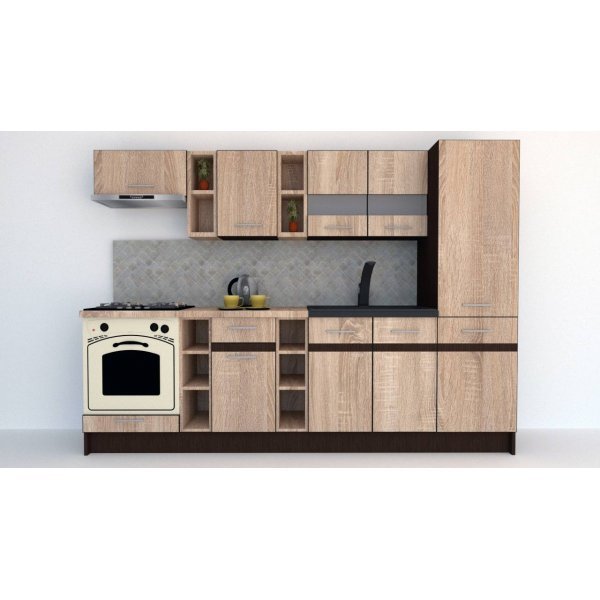 Bucatarie MARINA NEW 270 A Stejar Sonoma