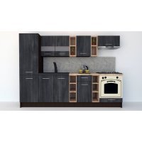 Bucatarie MARINA NEW 270 B Wenge / Decor 8509
