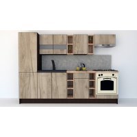 Bucatarie MARINA NEW 270 B Wenge / Decor K002