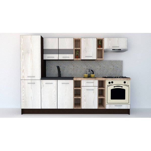 Bucatarie MARINA NEW 270 B Wenge / Decor K010