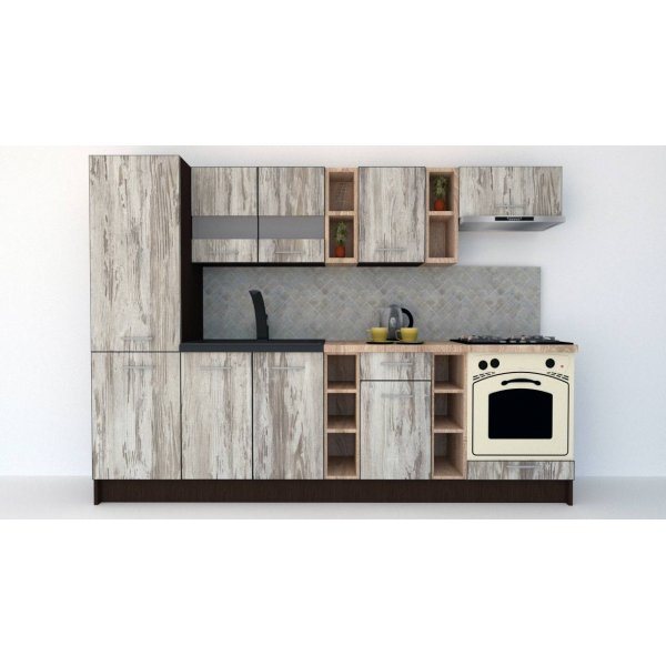 Bucatarie MARINA NEW 270 B Wenge / Decor K084