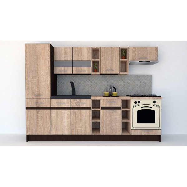 Bucatarie MARINA NEW 270 B Stejar Sonoma