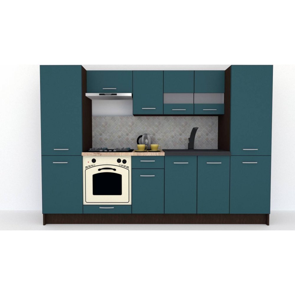 Bucatarie MARINA NEW 280 A Wenge / Decor 0244
