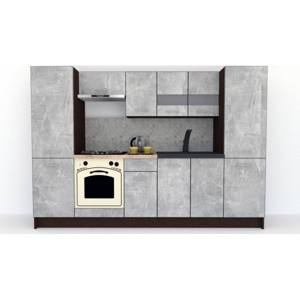 Bucatarie MARINA NEW 280 A Wenge / Decor 4298