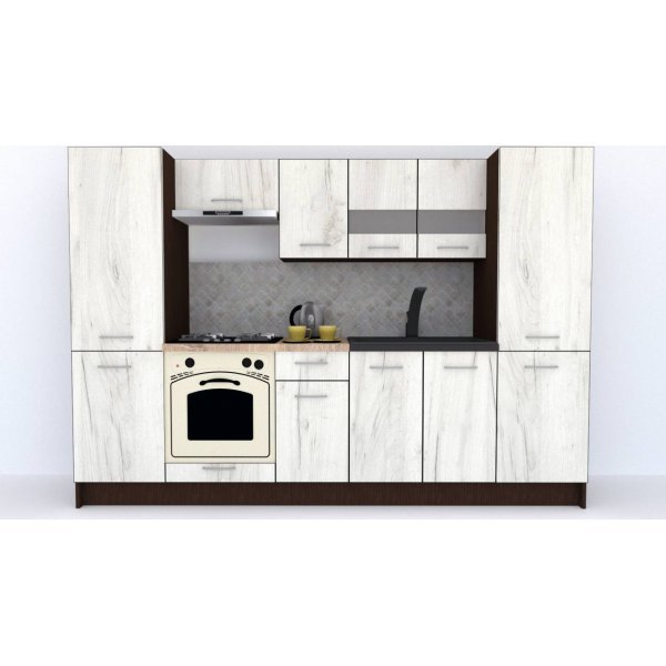 Bucatarie MARINA NEW 280 A Wenge / Decor K001