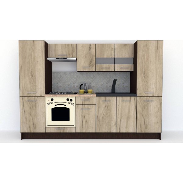 Bucatarie MARINA NEW 280 A Wenge / Decor K002
