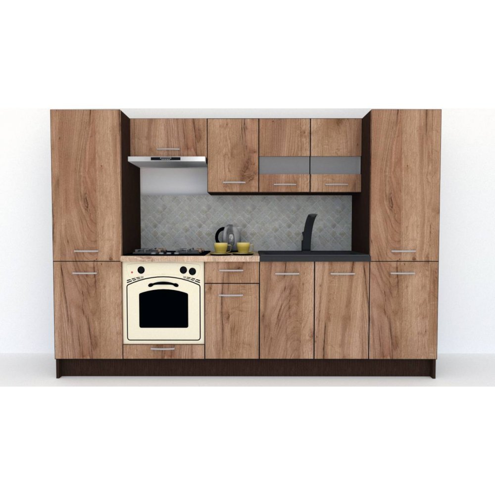 Bucatarie MARINA NEW 280 A Wenge / Decor K004