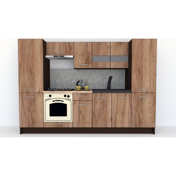 Bucatarie MARINA NEW 280 A Wenge / Decor K004
