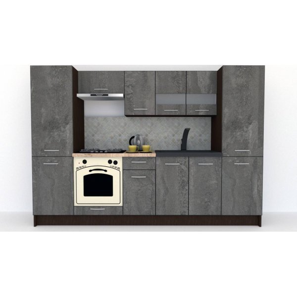 Bucatarie MARINA NEW 280 A Wenge / Decor K352