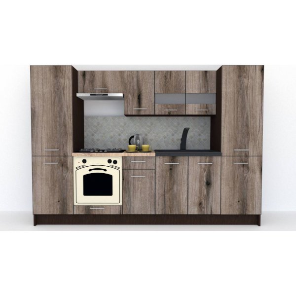 Bucatarie MARINA NEW 280 A Wenge / Decor K366