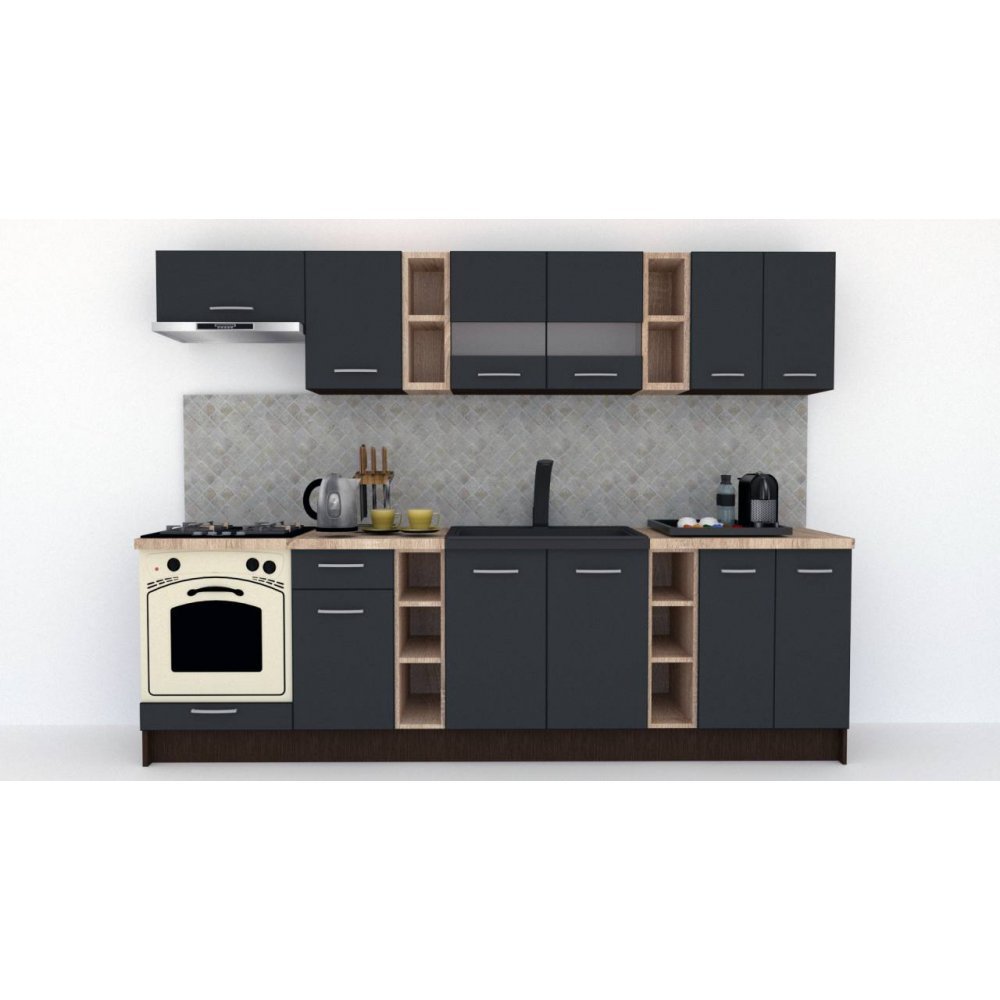 Bucatarie MARINA NEW 280 B Wenge / Decor 0164